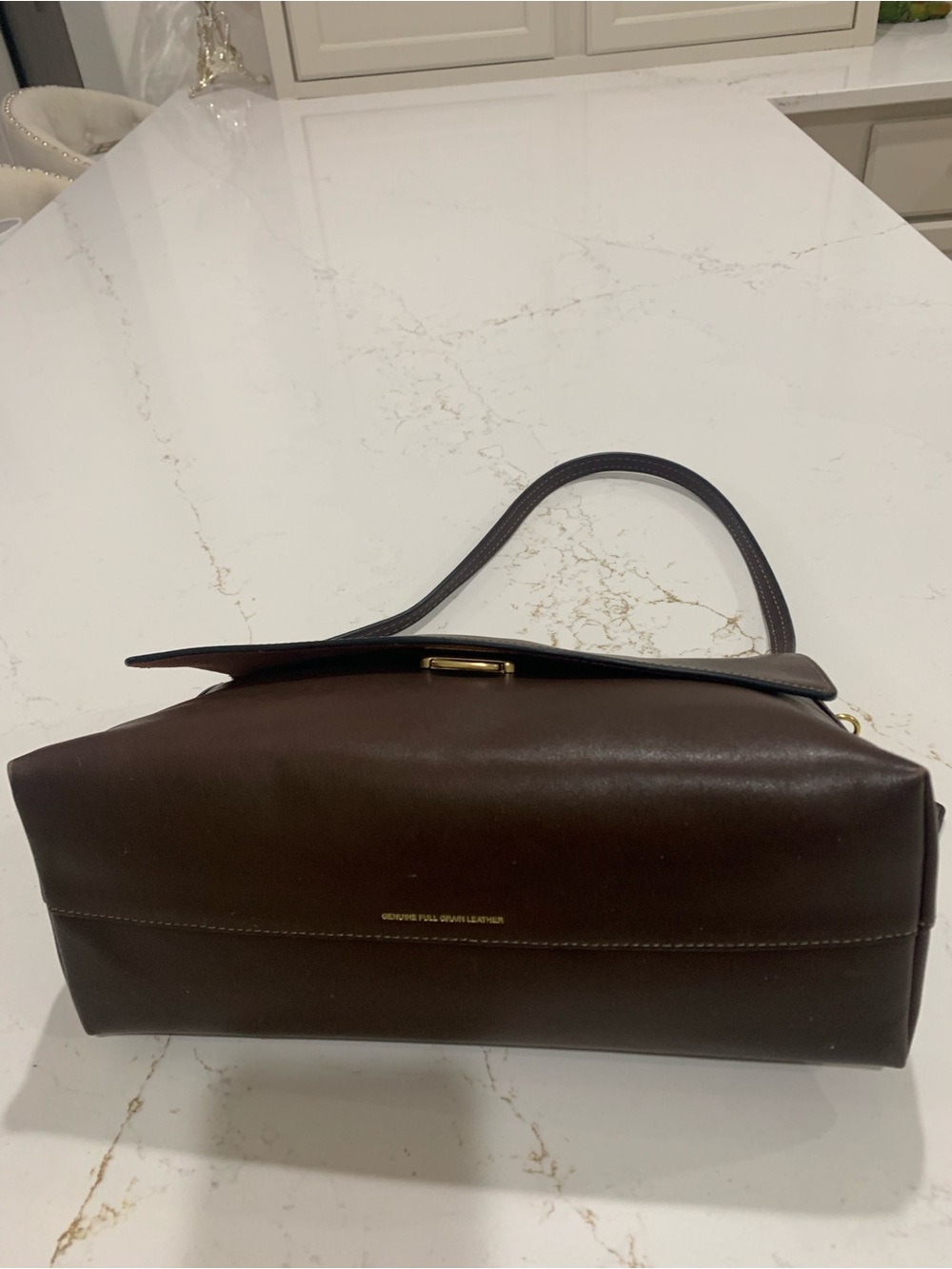 Coach Natural Grain Leather Chelsea Shoulder Bag 30 - Picture 9 of 16